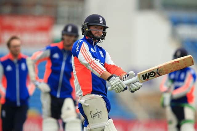 England's Adam Lyth during day one of England Nets and Press Conferences at Headingley