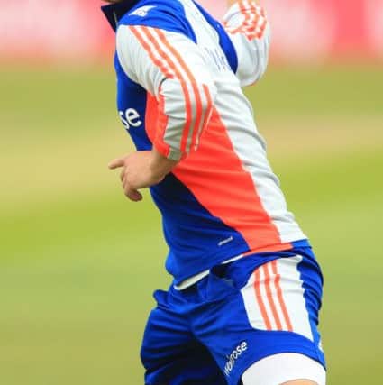 England's Adam Lyth during day one of England nets at Headingley