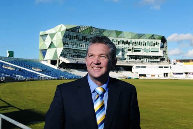 FUTURE PLANS: Yorkshire chief executive Mark Arthur says new south stand is vital to grounds Test future.. Picture : Jonathan Gawthorpe.