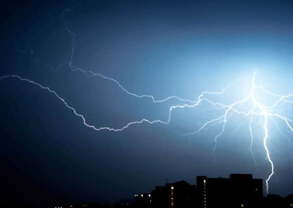 Lightning strikes could hit the North East.