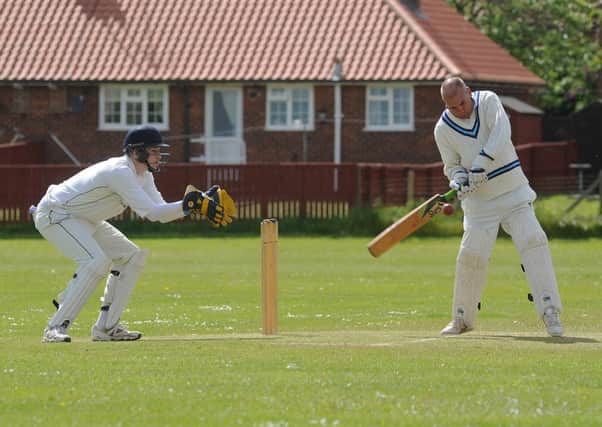 Dave Brannan batting for Filey 2nds on his way to 25 in their win against Lockton  PA1523-23b