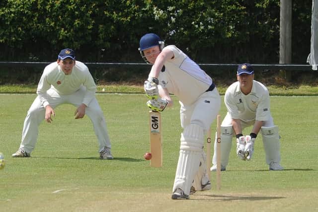 Cayton Cricket GroundCricket Action from Cayton Vs Scalby (Scalby batting)PA1523-21eJoe Hills batting