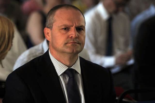 Managing Director and CEO of Sirius Minerals Chris Fraser at Sneaton Castle, Whitby, where councillors are discussing whether to allow what is potentially the world's biggest potash mine to be constructed in one of England's national parks.