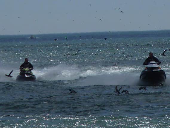 Tim Birch took this picture of the jetskiers