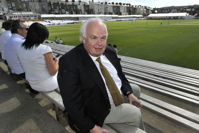 Scarborough Cricket Club chairman Bill Mustoe