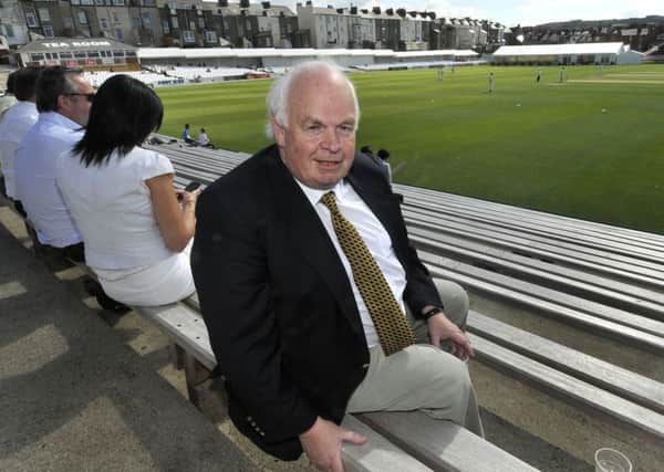 Scarborough Cricket Club chairman Bill Mustoe