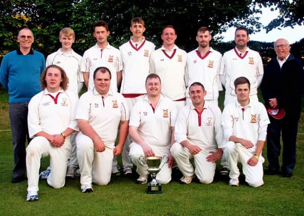 Staxton B proudly pose with the McCain Cup.152045