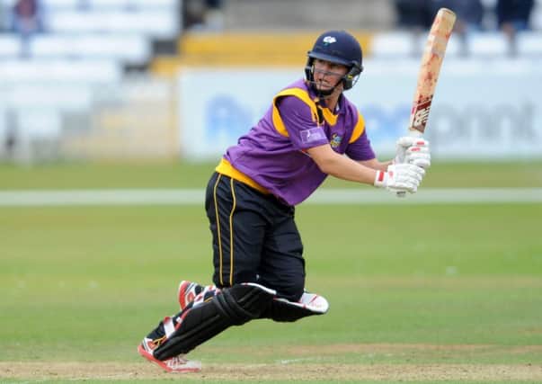 Gary Ballance top-scored again for Yorkshire, but his 77 couldn't prevent a six-run defeat at the Oval to Surrey. Picture: Steve Riding.