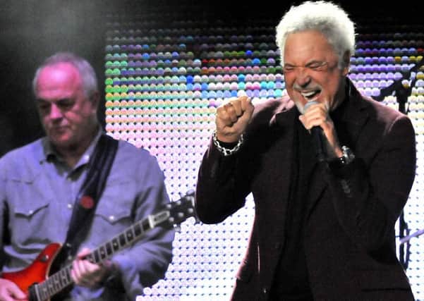 Tom Jones plays to a capacity crowd at Scarborough's Open Air Theatre
