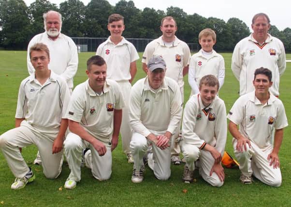 Snainton  line up ahead of their Derwent Valley League clash against Thornton Dale  152053a