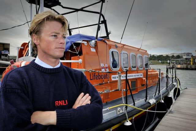 RNLI staff member Rudi Barman reflects on trying to save Andrew. pic Richard Ponter 153201b