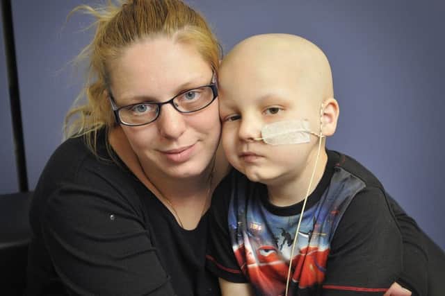 Cancer sufferer Ilhan Ates -Suddes  and Mum Margaretr Suddes pic Richard Ponter 151720d