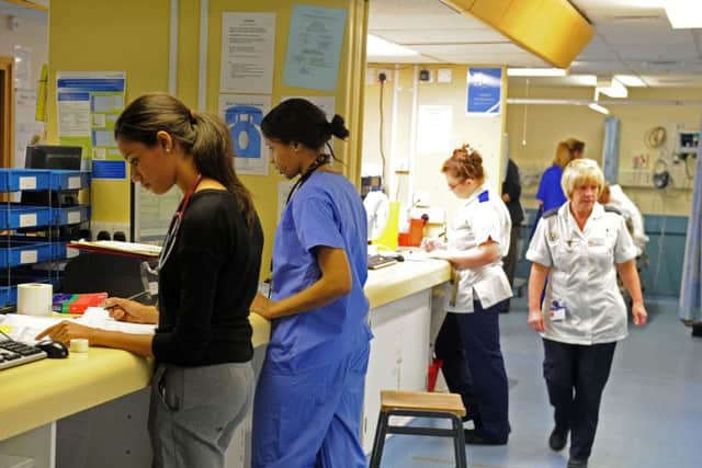 Scarborough Hospital Emergency Department.  12 january 2015.  Picture Bruce Rollinson