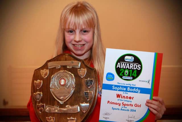 Sophie Boddy
Scarborough and District Sports Council awards night 2014 - The Spa 24/11/2014