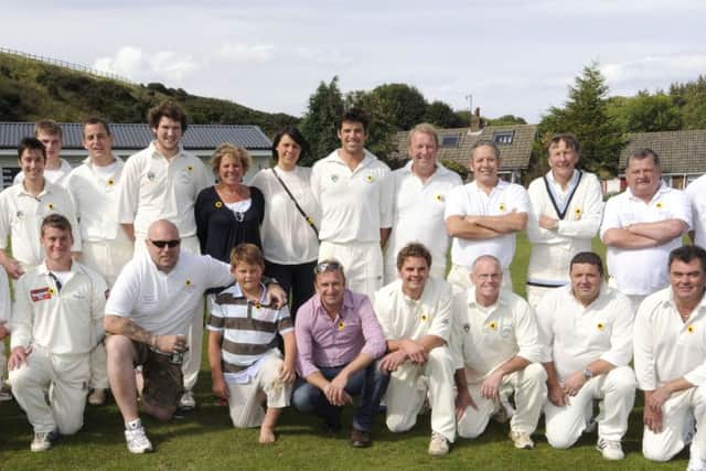 Players ready for the Mick Readman Memorial Match