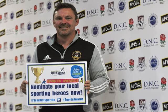 Scarborough RUFC coach Lee Douglas is encouraging people to get their nominations in.