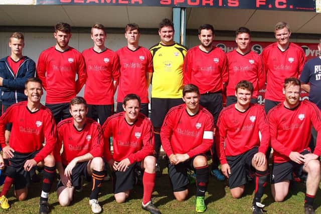 Seamer Sports FC ahead of their Saturday League Division One match against Whitby RUFC 152100