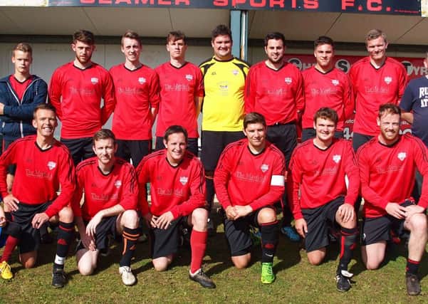 Seamer Sports FC ahead of their Saturday League Division One match against Whitby RUFC 152100