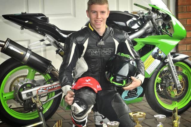 Ben Tolliday shows off his trophies               Pictures: Richard Ponter          154216b