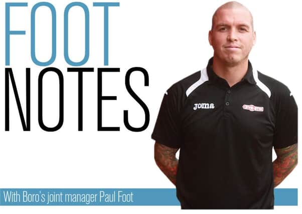 Foot Notes with joint Boro boss Paul Foot