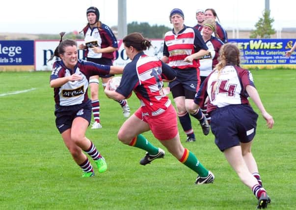 Valkyries skipper Cathy Ann Myers in action earlier this season