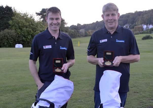 South Cliff duo Paul Johnson and Nigel Middleton (right) are heading for Spain to represent England in the International Pairs Competition