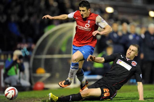 Michael Coulson in action for York City