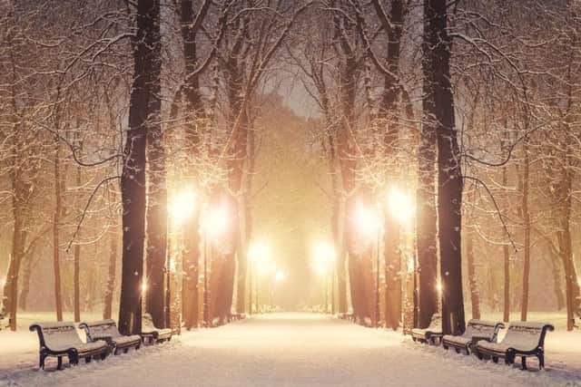 Bookies have cut the odds on a white Christmas