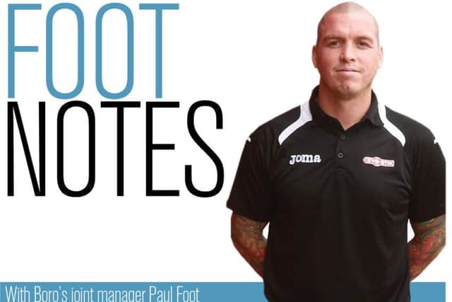 Foot Notes with Boro boss Paul Foot