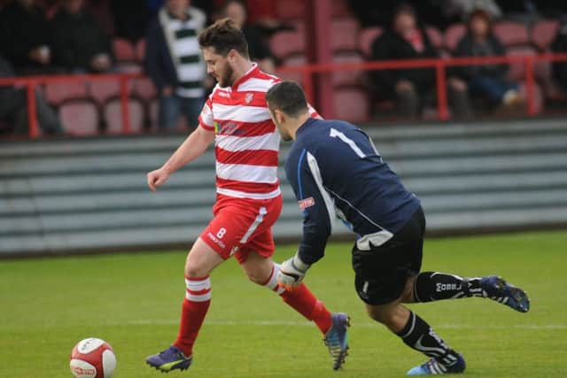 Scarborough's Ryan Blott has re-discovered his form in front of goal