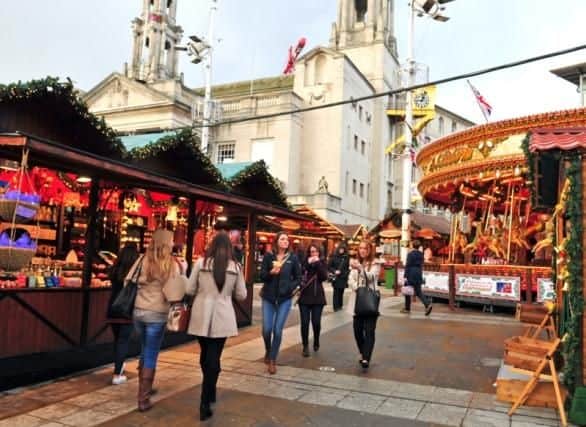 Leeds Christmas Market, Millennium Square, Leeds. (Picture Tony Johnson)