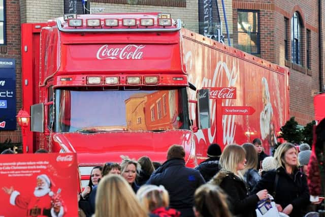 The Coca-Cola Christmas Trucks are coming to town