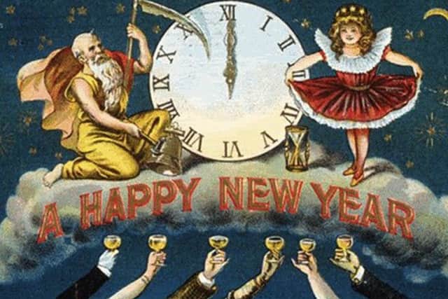 New Year greeting.