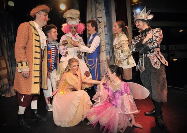 The cast of Dick Whittington at Scarboroughs Spa Theatre