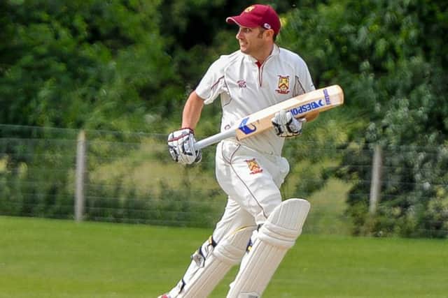 Nick Gibson in action for Staxton during the 2015 season.