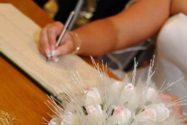 There are now many places to get married after the law changed.