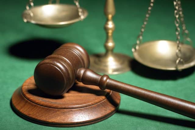 Gavel and scales