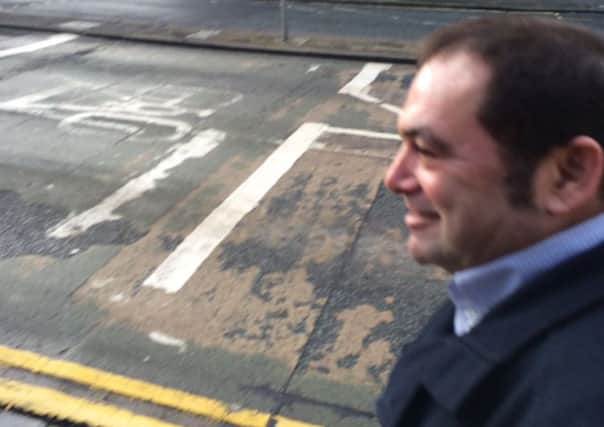 Smirking Garnett leaving court after pleading guilty to punching his old flame