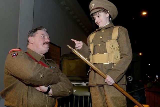 Reg Varnie and Matthew Parson at the Dad's Army Premiere