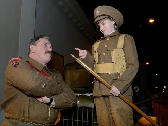 Reg Varnie and Matthew Parson at the Dad's Army Premiere