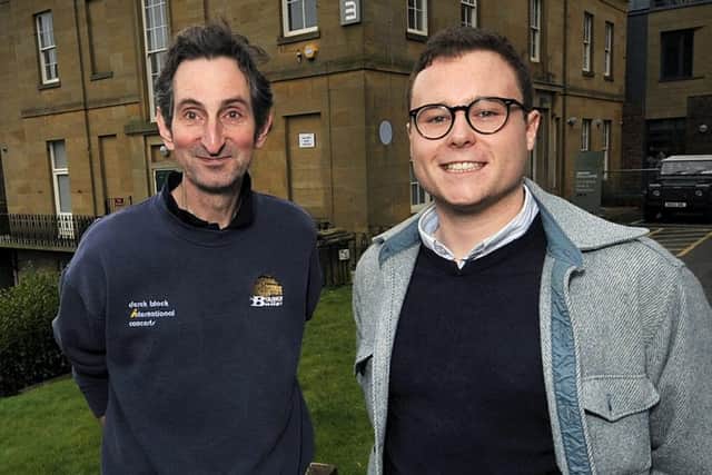 Woodend Creative workspace. Patron Tim Tubbs and Nathan Jekins of Piccalilli Opera. pic Richard Ponter 160526