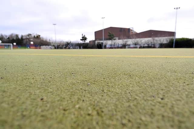 A new 3G pitch could replace the ageing astroturf surface at Pindar. Picture: Richard Ponter