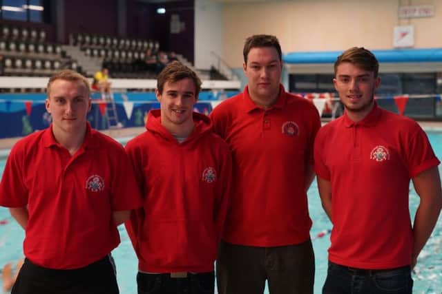 The new Scarborough SC coaches are, from left,Hywel Evans, Luke Kelly, Nathan Renshaw and Tom Heaton