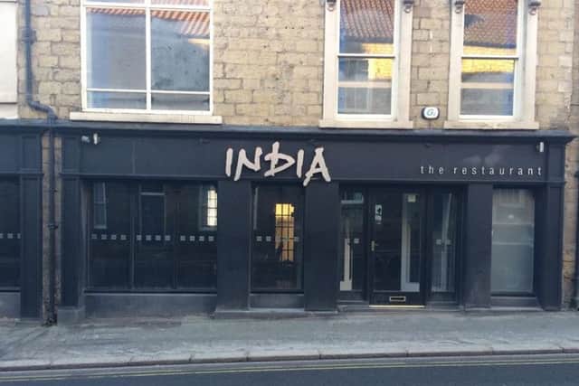 India, the restaurant, Malton.