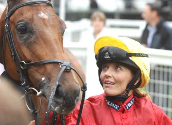 Victoria Pendleton at Ripon last year.