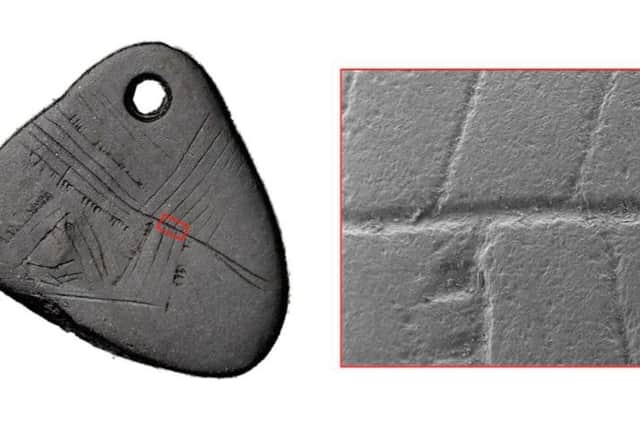 Detail on the pendant