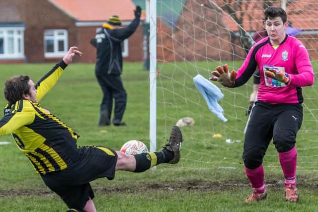 John Bateman (above) scored one and set three up in Scalby Reserves' 7-5 win at Sleights Reserves