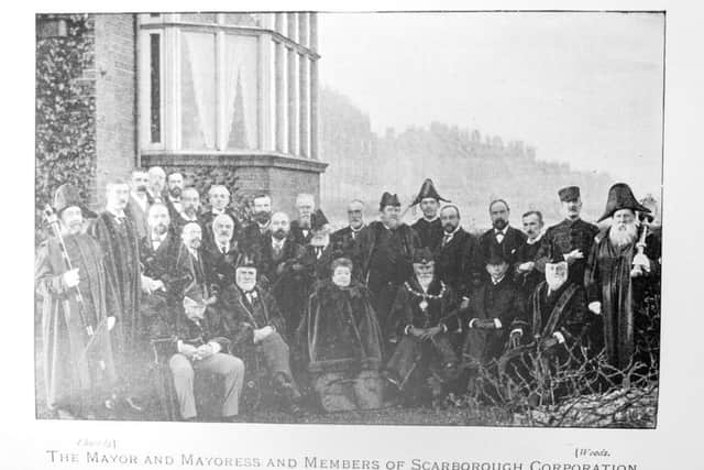 Group portrait of the members of Scarborough Corporation.