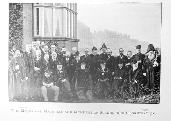 Group portrait of the members of Scarborough Corporation.