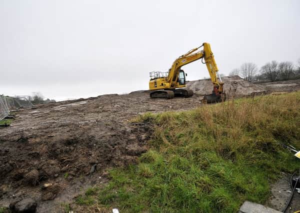 Work starts at the site of the Scarboroughs new Football Stadium. pic Richard Ponter 160202b
